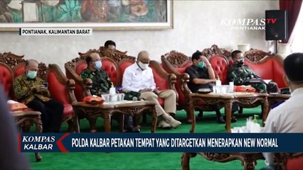 Polda Kalbar Petakan Tempat yang Ditargetkan Terapkan New Normal