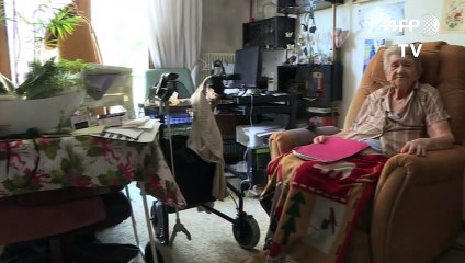 Hélène Wuillemin, centenaria francesa, quiere morir e inició una huelga de hambre