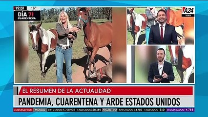 Resumen del día de A24: Pandemia, cuarentena y arde Estados Unidos