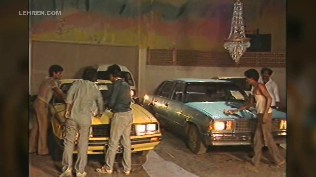 Anil Kapoor And Kimi Katkar On The Sets Of Kala Bazaar