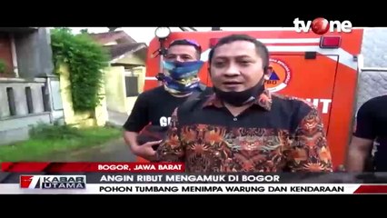 Angin Ribut Ngamuk di Bogor, Rumah di Dua Kecamatan Rusak