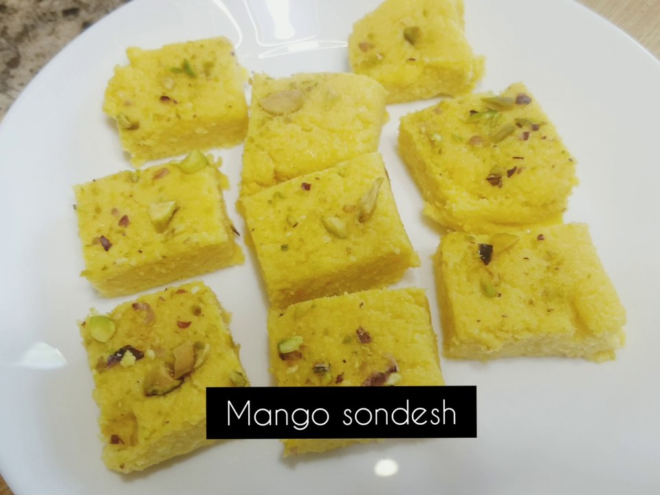 mango sondesh bengali mithai