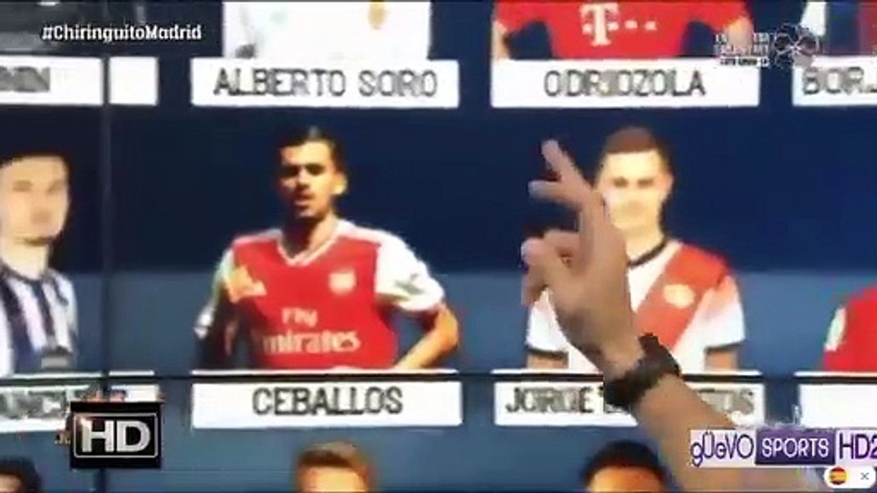 EDU AGUIRRE ¿ BORRACHO? EN EL CHIRINGUITO DE JUGONES ¡ LAMENTABLE IMAGEN!