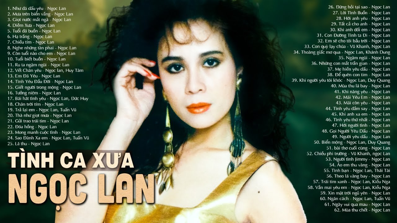 NGỌC LAN Hải Ngoại  Như Đã Dấu Yêu, Mưa Trên Biển Vắng - DÒNG NHẠC TÌNH CA XƯA Bất Hủ Một Thời