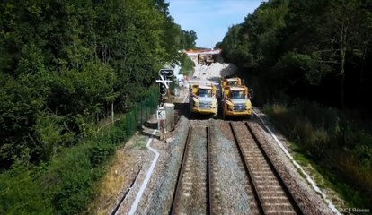 Le chantier d'électrification de la ligne 4 reprend