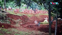 Penampakan Taman Makam Jenazah COVID-19 di Jakarta