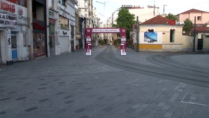 Kısıtlamanın sabahında İstanbul sessizliğe büründü