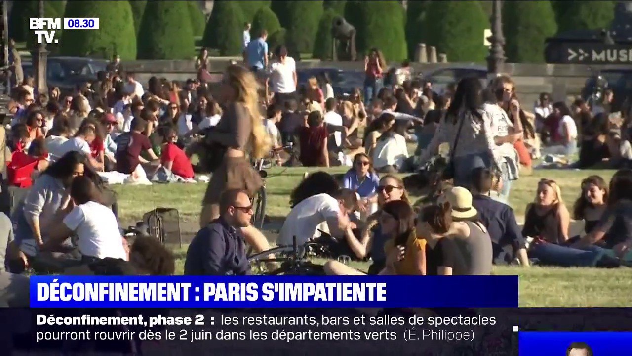 Déconfinement: Paris s'impatiente avant la réouverture des parcs et des terrasses