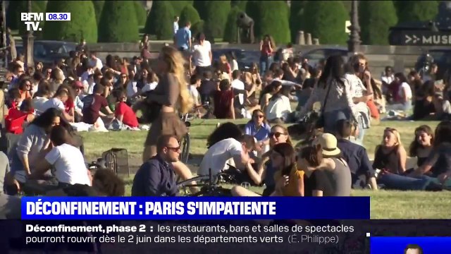 Déconfinement: Paris s'impatiente avant la réouverture des parcs et des terrasses