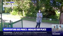 Anne Hidalgo rouvre officiellement les parcs et jardins de la ville de Paris