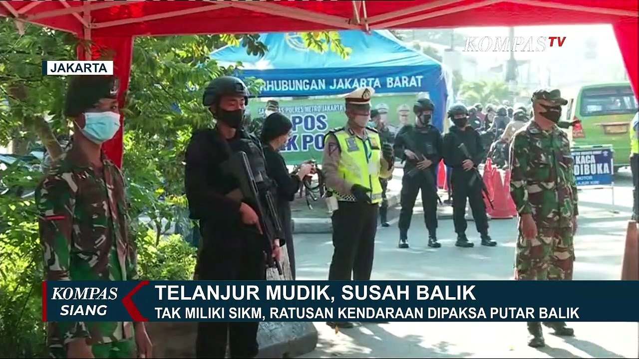 Masuk Jakarta Tidak Punya SIKM, Putar Balik!
