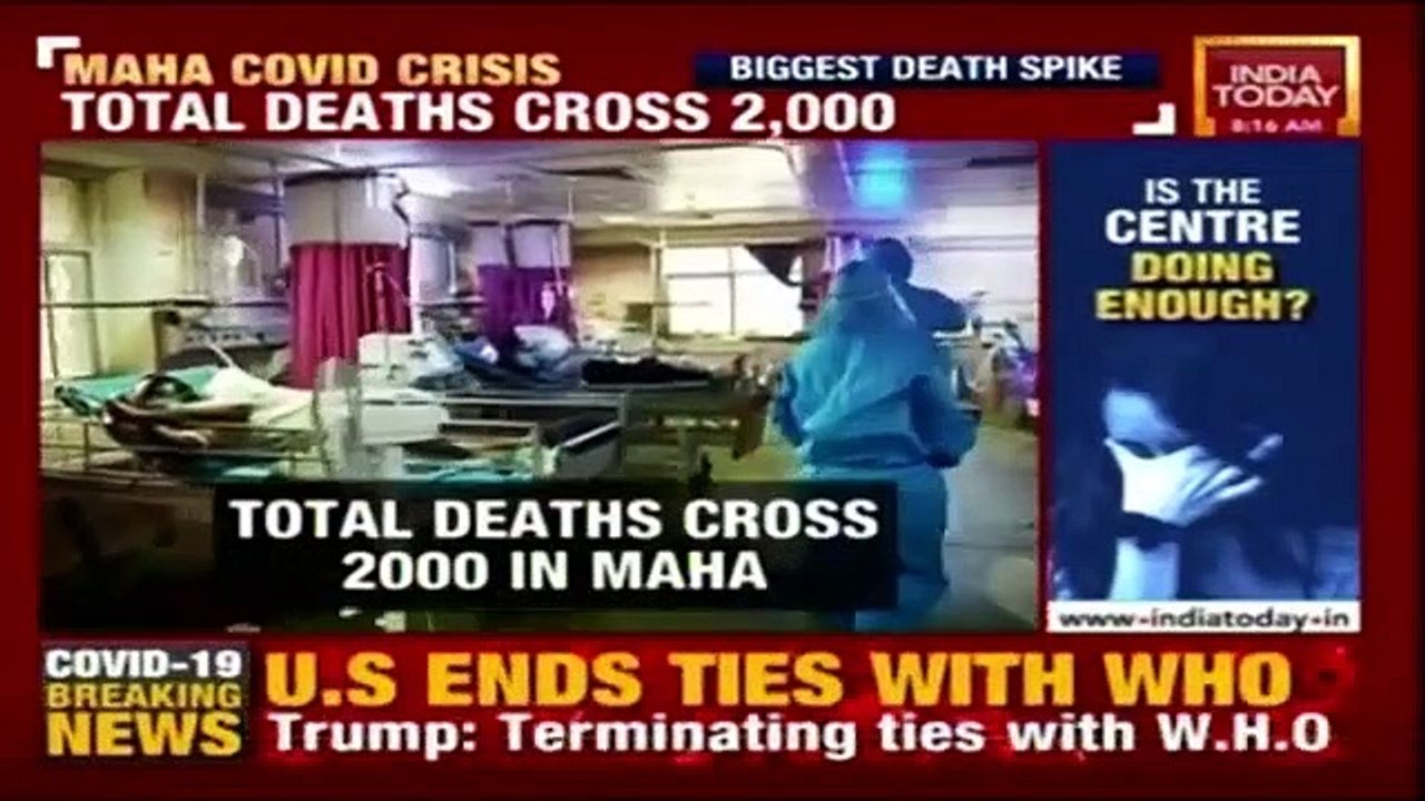 COVID-19- Maharashtra Registers Highest Death Tally In a Day; Reports 2,682 Fres