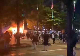 ABD karıştı Beyaz Saray'ın önünde