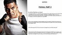 Akshay Kumar clear the rumour's regarding filhall part 2 casting | FilmiBeat