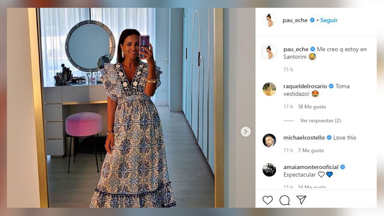Paula Echevarría disfruta de su primera cena co...