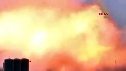ABD'de SpaceX roketi test sırasında böyle patladı