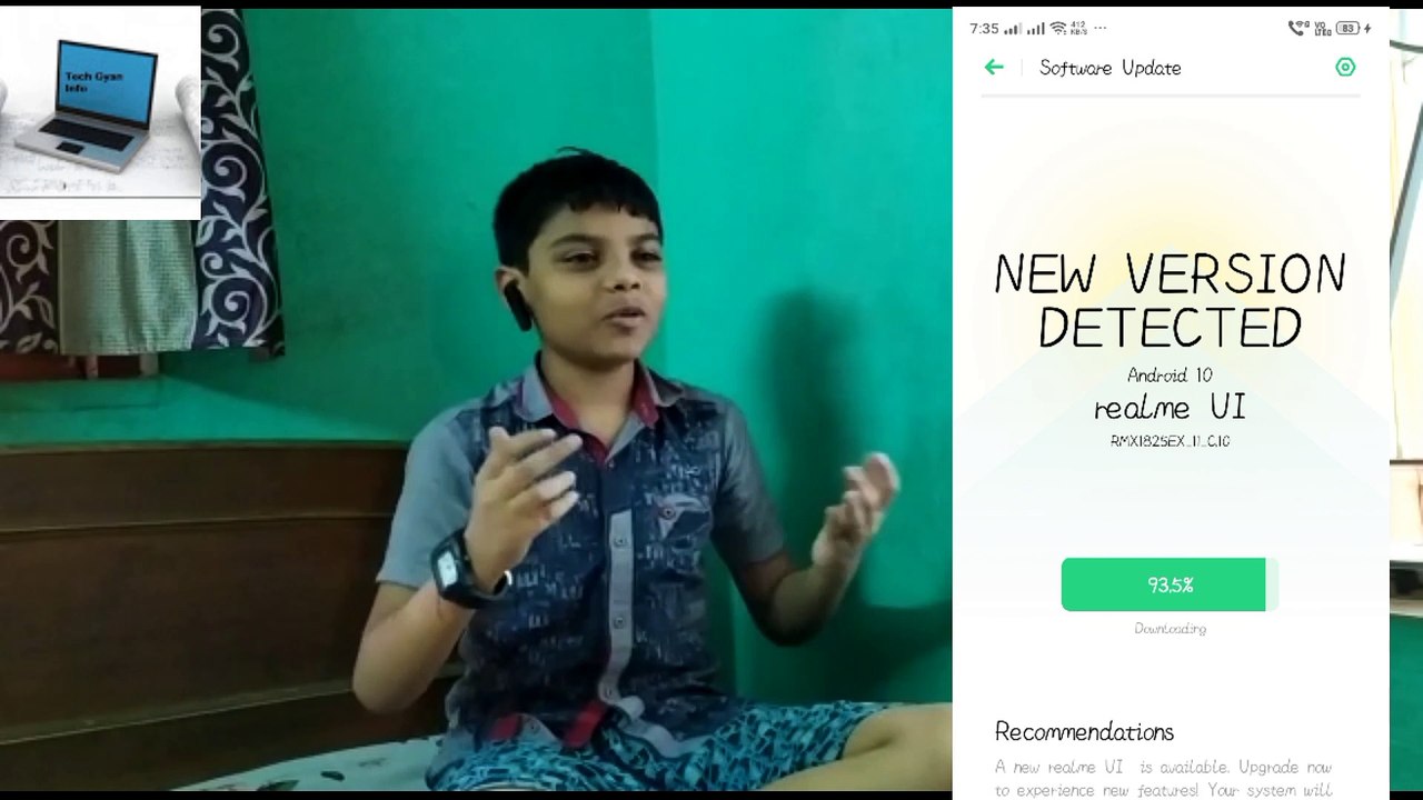 रियलमी की नई पारी ओप्पो का साथ छोड़ा। Realme left Oppo no colors ui in Realme Devices Android Q in all Mobiles