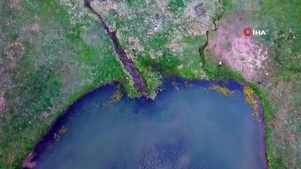 İmparatorlukların sessiz tanığı Dipsiz Göl’de bahar güzelliği iha