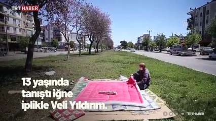 45 yıllık yorgancılık mesleğini ilk günkü aşkla yapıyor