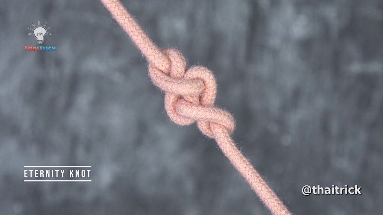 Braided Bracelet & Rope Knot tutorial | Thaitrick