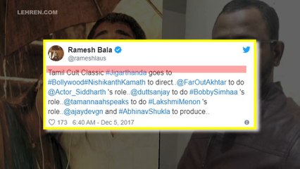 Abhishek Chaubey to remake the hindi version of Tamil blockbuster Jigarthanda