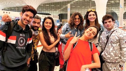 Khatron Ke Khiladi 10 Contestants spotted at the airport as they leave for Bulgaria
