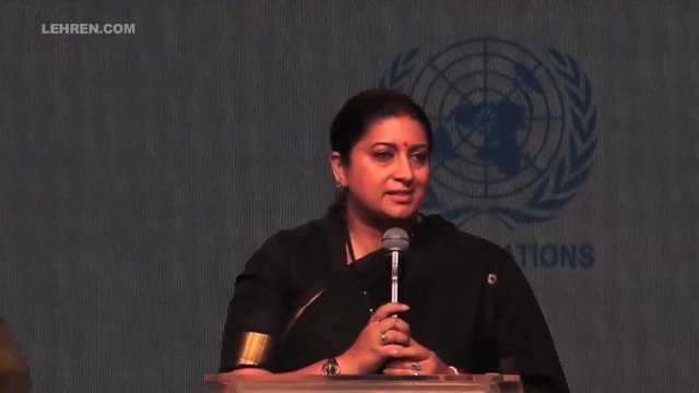 Smriti Irani Launches Sustainable Fashion Project At Lakme Fashion Week