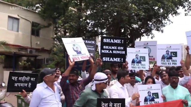 Protest Against Singer Mika Singh For Performing In Pakistan