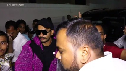 Ranveer Singh's Fans Go CRAZY And MOB Him Outside Dharma Office