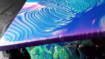 Satisfying Acrylic Pouring - Straight Pour Techniques with a Twist! -   100k Fluid Art Giveaway! | Dirty Artist - Acrylic Pouring