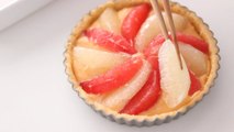 グレープフルーツ・タルトの作り方 Grapefruit Tart｜HidaMari Cooking