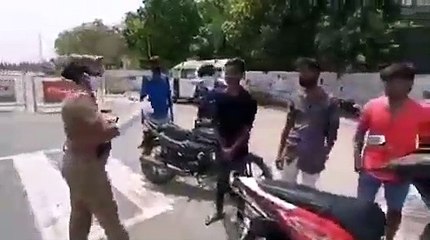 Sokağa çıkma yasağına uymayana ilginç şaka