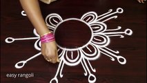 creative & beautiful freehand rangoli kolam   easy rangavalli   simple muggulu 2018