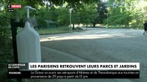 Les parisiens retrouvent leurs parcs et jardins