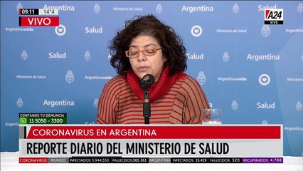 Reporte matutino del Ministerio de Salud por coronavirus