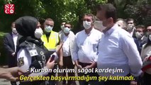 İmamoğlu’na kadın güvenlik görevlisinden teşekkür