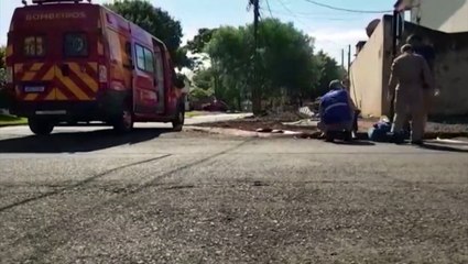 Corpo de Bombeiros atende idoso de 64 anos no Bairro Claudete