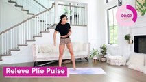 20 Minute Leg Slimming Cardio Pilates Workout - 7 Day Thigh Challenge (do this video every day) | blogilates