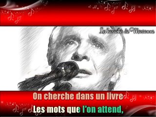 KARAOKE MICHEL SARDOU - Putain de temps