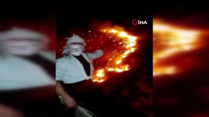 İran’ın Zagros Dağları'nda çıkan orman yangını günlerdir söndürülemedi