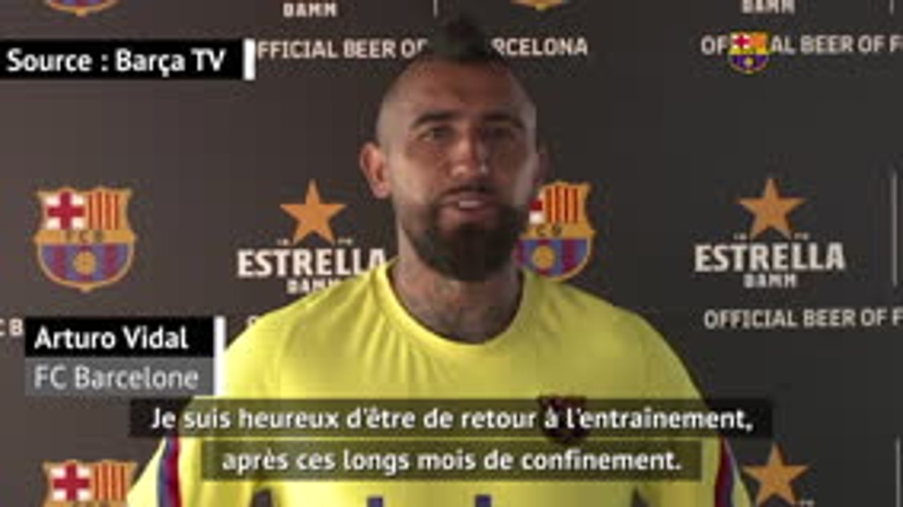 Reprise - Arturo Vidal : "Les mois de confinement ont été difficiles"