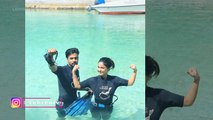 Hina Khan Flaunts Her Beach Body During Maldives Vacation