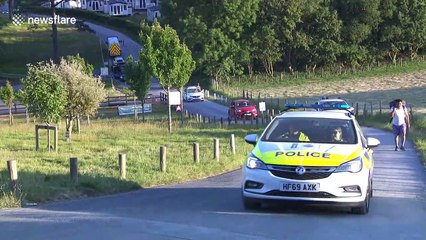 Three seriously injured jumping from popular tourist spot of Durdle Door in Dorset amid huge crowds