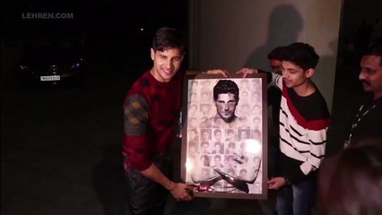 Sidharth Malhotra Celebrates 35th Birthday With Paparazzi