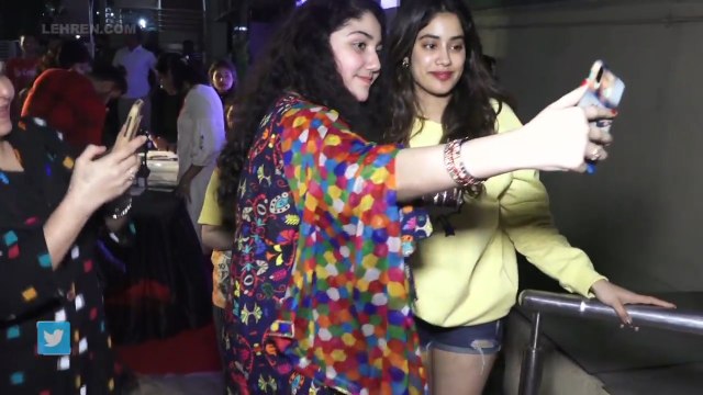 Rinku Rajguru Spotted With Janvhi Kapoor For The Special Screening Of Bhoot: The Haunted Ship