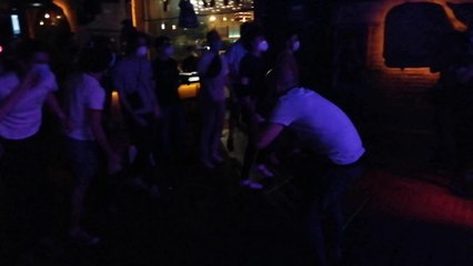 Concierto de Los Punsetes en Madrid durante la desescalada