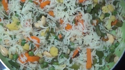 How To Make Veg Pulao Mumbai Restaurant | वेज पुलाव