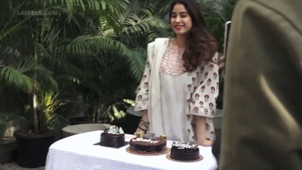 Janhvi Kapoor Celebrates 23rd Birthday With Media