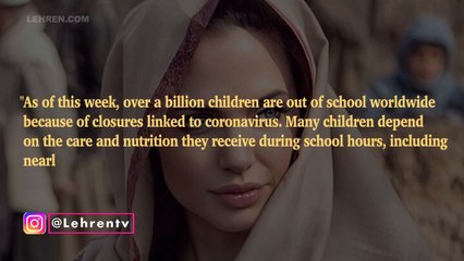 Angelina Jolie Donates Donates USD 1 Million 'No Kid Hungry' Organization