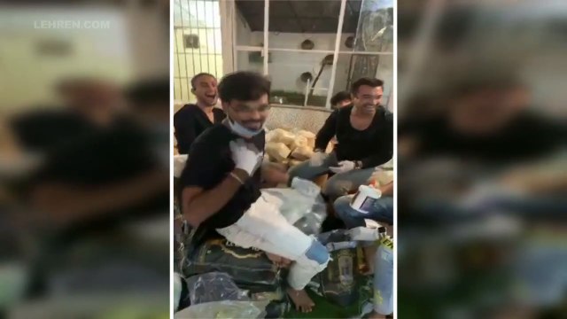 Ajaz Khan Distributes Food And Urges Everyone To Help The Needy People